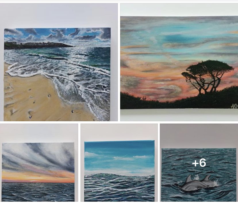 oceaniccornwall's tweet photo. Just plugging for my friend Adam Clark Art - you can find him at https://t.co/Z2s0Odx5bg beautiful hand painted canvases &amp; canvas prints  #cornishartist #cornwall #cornishart #artgiftsday #UKGiftAM @UKGiftHour #supportlocal #supportsmall #art #artwork #artist #Christmasgifts https://t.co/CD4PAVWPyj