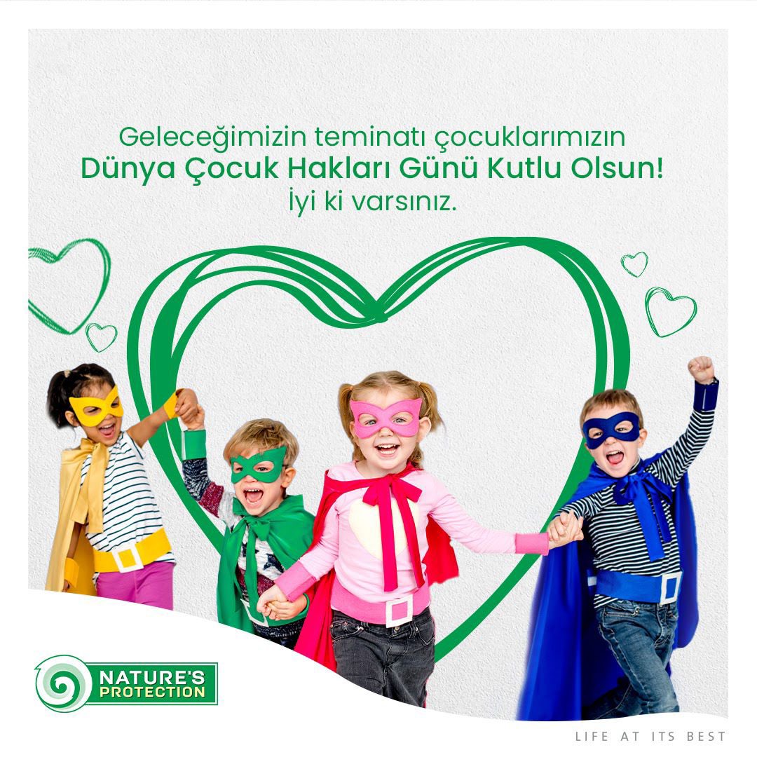 Geleceğimizin teminatı çocuklarımızın Dünya Çocuk Hakları Günü Kutlu olsun! İyi ki varsınız. 
#20Kasım #ÇocukHakları #20KasımDünyaÇocukHaklarıGünü#DünyaÇocukHaklarıGünü