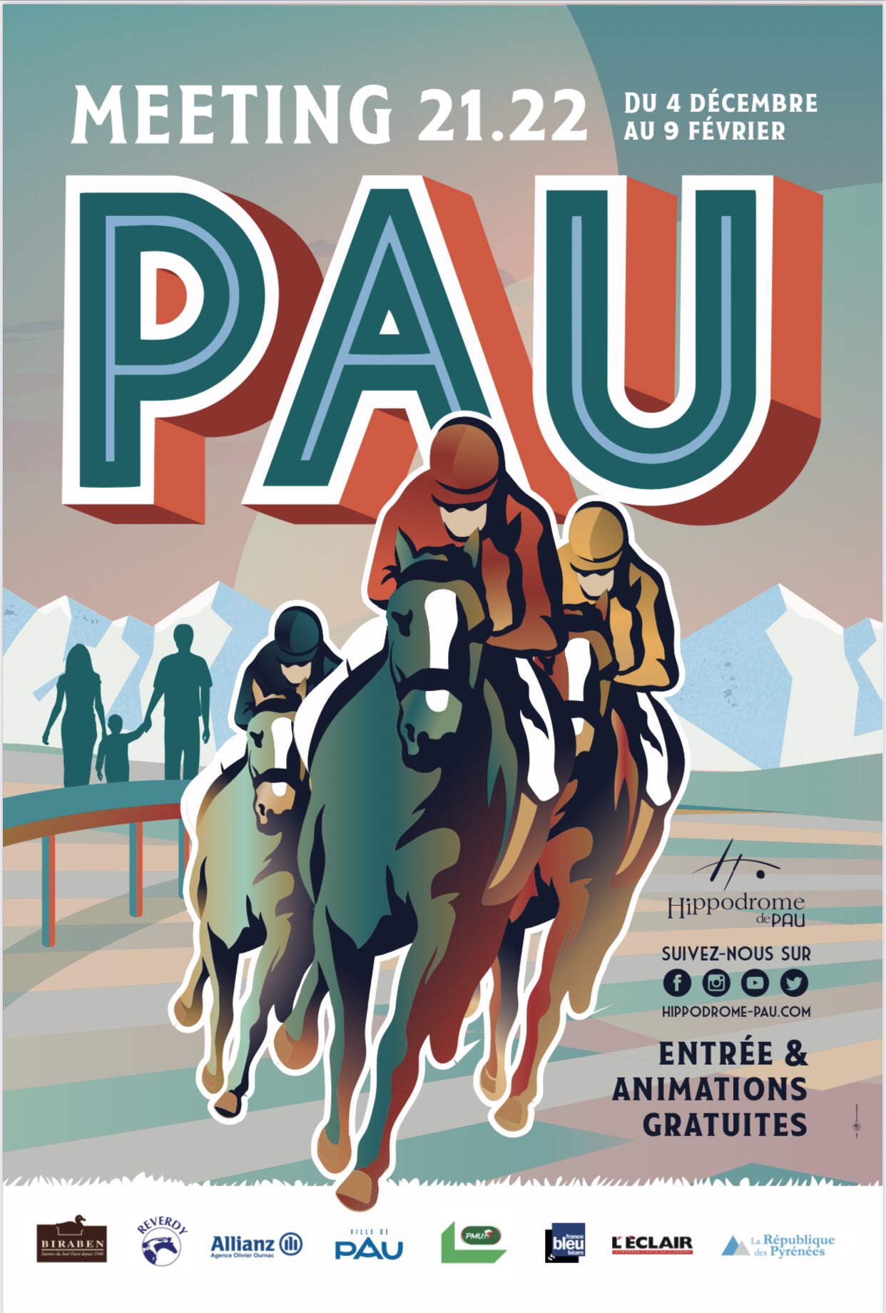 Hippodrome De Pau Calendrier 2023 Brouqueyre Jean On Twitter: "🔜 Meeting 2021 / 2022 Une #Magnifique  #Affiche Pour Annoncer Le Prochain Meeting @Hippodrome_Pau Du Samedi 4  Décembre Au Mercredi 9 Février. Vous Pouvez Nous Suivre Sur Nos #