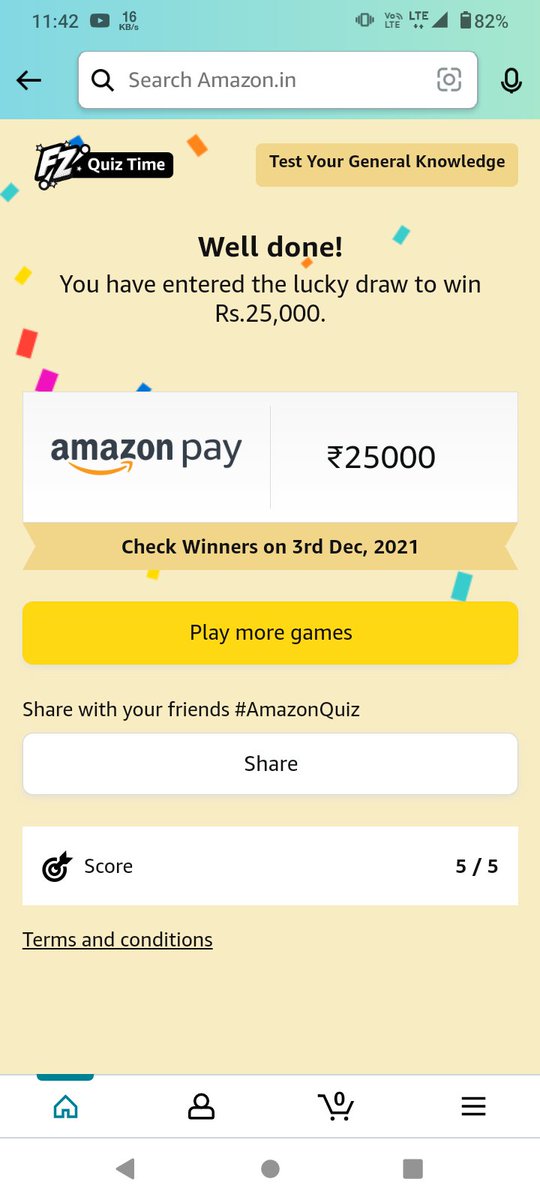 JaydeepNakar's tweet photo. #AmazonQuiz https://t.co/SzSgDWR1gc
