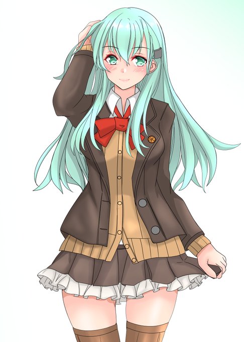 鈴谷大好き(*'ω`*)っ❤
 #鈴谷進水日 