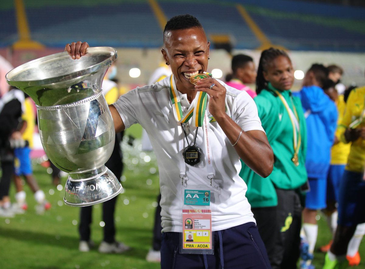 Masandawana's tweet photo. Good morning, Champions of Africa! 🏆🌍 @SundownsLadies 

#Sundowns #TotalEnergiesCAFWCL https://t.co/jRFcqByIps