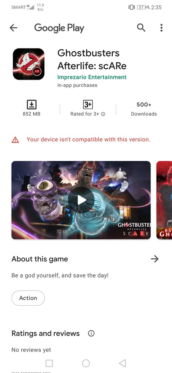 JoeyRodriguez04's tweet photo. @Ghostbusters Honor Play can't download can anybody help? https://t.co/0lRD9xGsuy