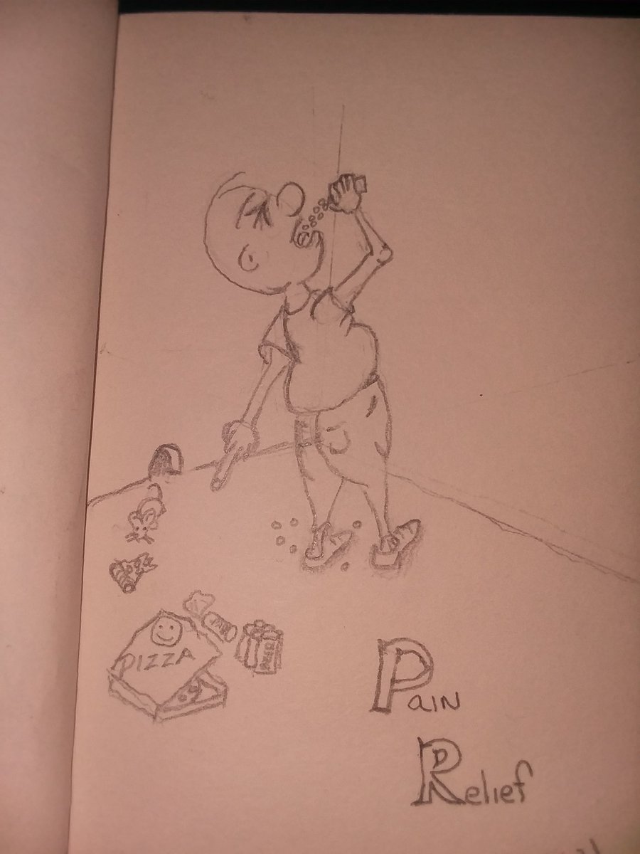 BadArtRulez's tweet photo. RX.

#painkillers
#booze
#pills
#sketch 
#sketchbook 
#art 
#badart 
#badartrulez https://t.co/qDMJgbU4Jy
