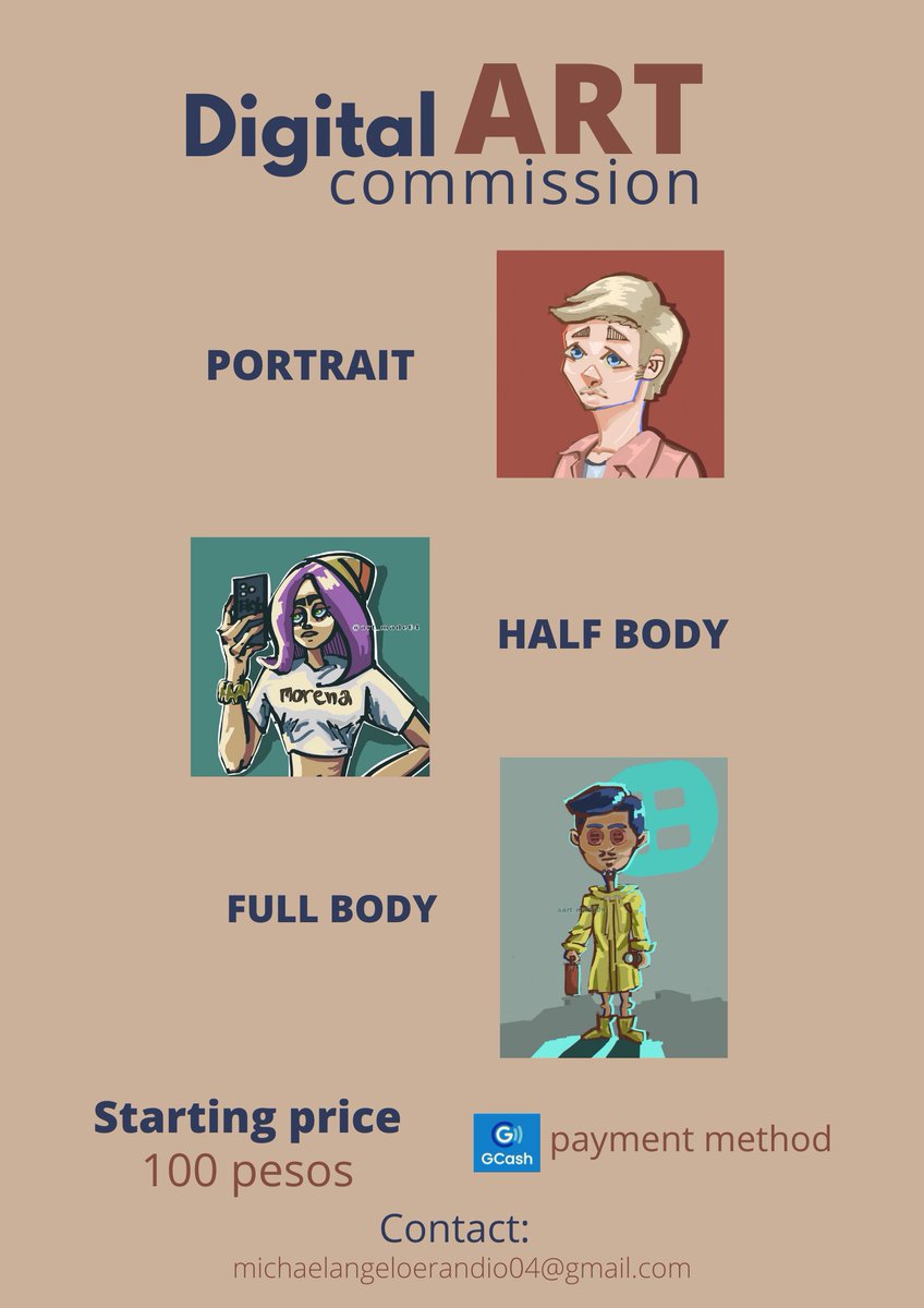 art_made04's tweet photo. DIGITAL ART COMMISSION is now OPEN!!! 
Wanna be drawn with your favorite character? do you want to see your anime version of yourself? Don't worry I'll be opening commission with a 5 limited slot. 
dm for inquiries!!! 

https://t.co/tr8wTA7i3B
#commissionopen #artcommission https://t.co/Ul6SUh7AUP