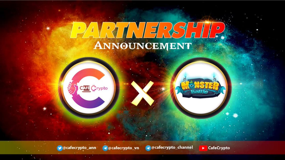 0xTiger22's tweet photo. 🎉🎉 Congratulations on the new partnership between @cafecrypto_ann and @MonsterBattle1

This cooperation will drive tremendous growth in the field of DAO, NFT, GameFi in the future. Follow and support them.

#MonsterBattle #CafeCrypto #GameFi #NFT https://t.co/2GfbOh48eM