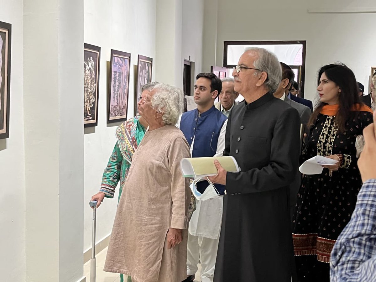 #GCU establishes Art Gallery at its New Campus (KSK) &amp; holds an exhibition of Sadequain’s Paintings. It’s a landmark achievement of our newly established Deptt at Institute of History.

Upwards and onwards we move in this most exceptional year <a href="/gcuniversitylhr/">GC University Lahore</a> 
@RajaYassirPTI