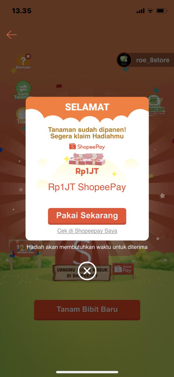 RioSofa's tweet photo. Alhamdulillah 🤲 @ShopeeID #tanamshopeepay12m https://t.co/6ifhYFEws2