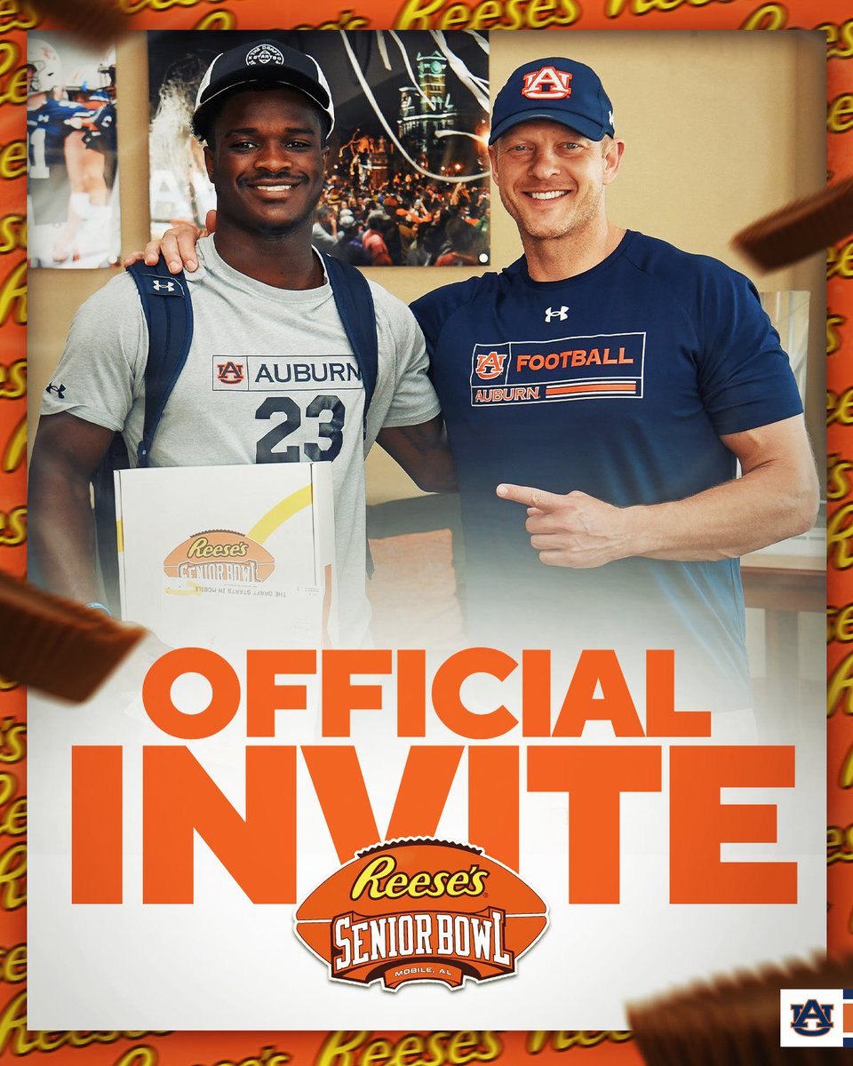 WarEagleFr's tweet photo. 🎉 Roger McCreary au Senior Bowl.
#WarEagle 🦅 https://t.co/TeTgtB05vJ