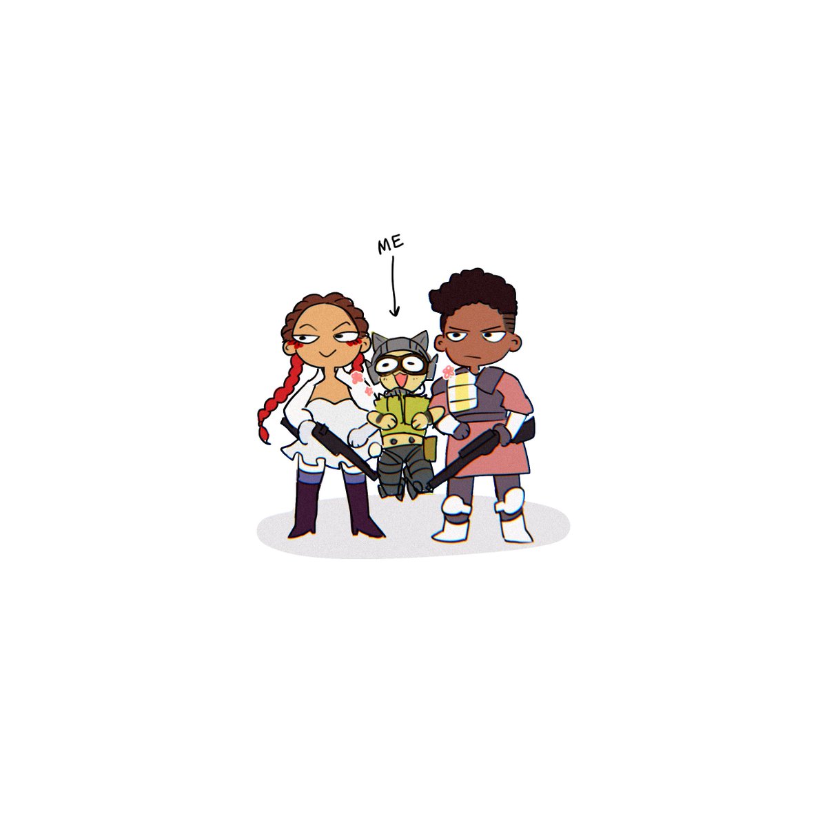 jobofish's tweet photo. playing apex with friends like https://t.co/zdVffthPne