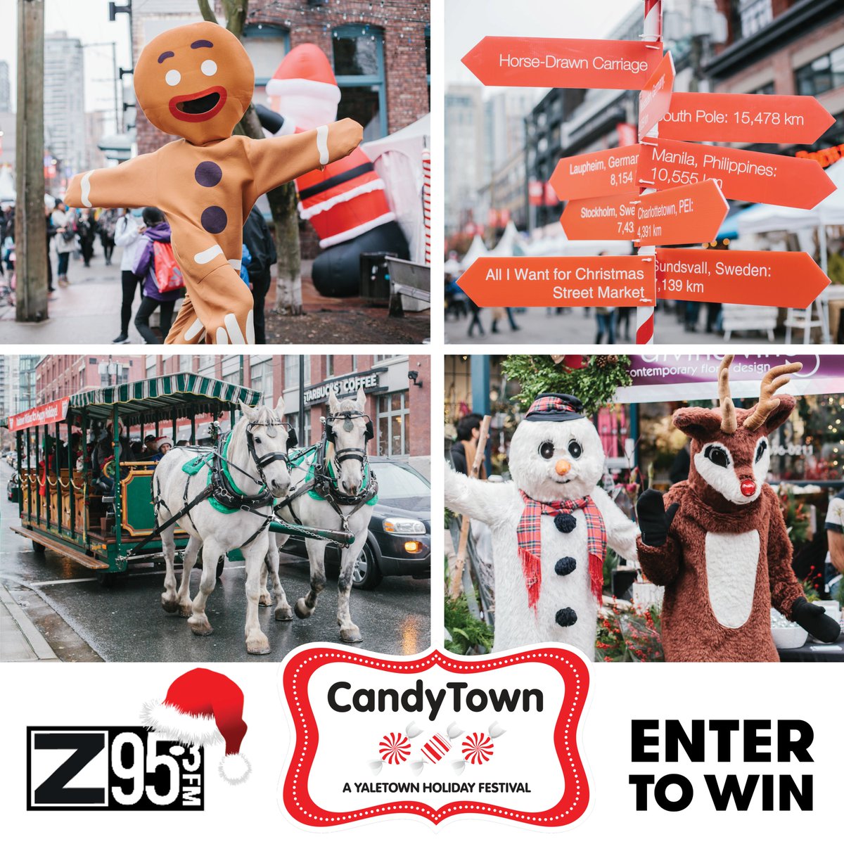 ❄️Yaletown will transform into a winter wonderland once again on November 27 for CandyTown.
🥳To celebrate we're giving you the chance to win magical prizes, courtesy of <a href="/iyaletown/">Yaletown BIA</a>.
🍬Enter here ➡️ instagram.com/z953fm/