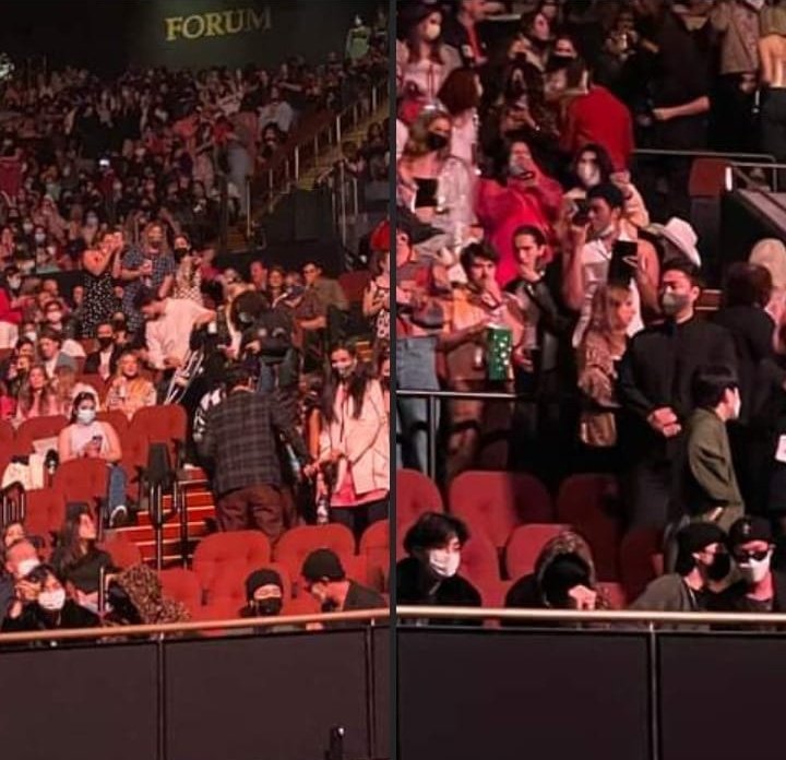 vaaaalthv's tweet photo. Escribo esto con lágrimas en los ojos pero son lágrimas de felicidad, no saben la emoción que me dio cuando ví que los bangtan estaba en el concierto de Harry Styles, llore, grite, soy la persona más feliz, no saben que siento al saber que lo que más amo estuvo junto https://t.co/nmj3rhgCFM