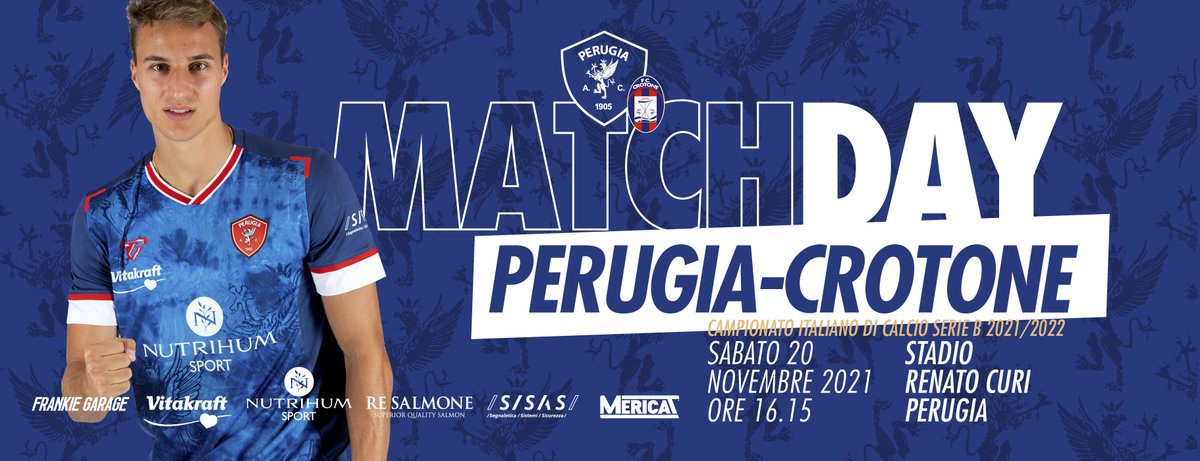 ACPerugiaCalcio's tweet photo. MAAATCH DAAY!

⚽️#PerugiaCrotone
⏰1⃣6⃣:1⃣5⃣
🏟️#Curi
📺 @SkySport @DAZN_IT @HelbizLive 

📲come sempre seguiteci nelle nostre pagine social e vi porteremo fino al fischio d'inizio!

Oggi più che mai facciamo sentire tutto il nostro calore ai ragazzi!

#forzagrifo @Lega_B #PERCRO https://t.co/tzXC4yfS5j