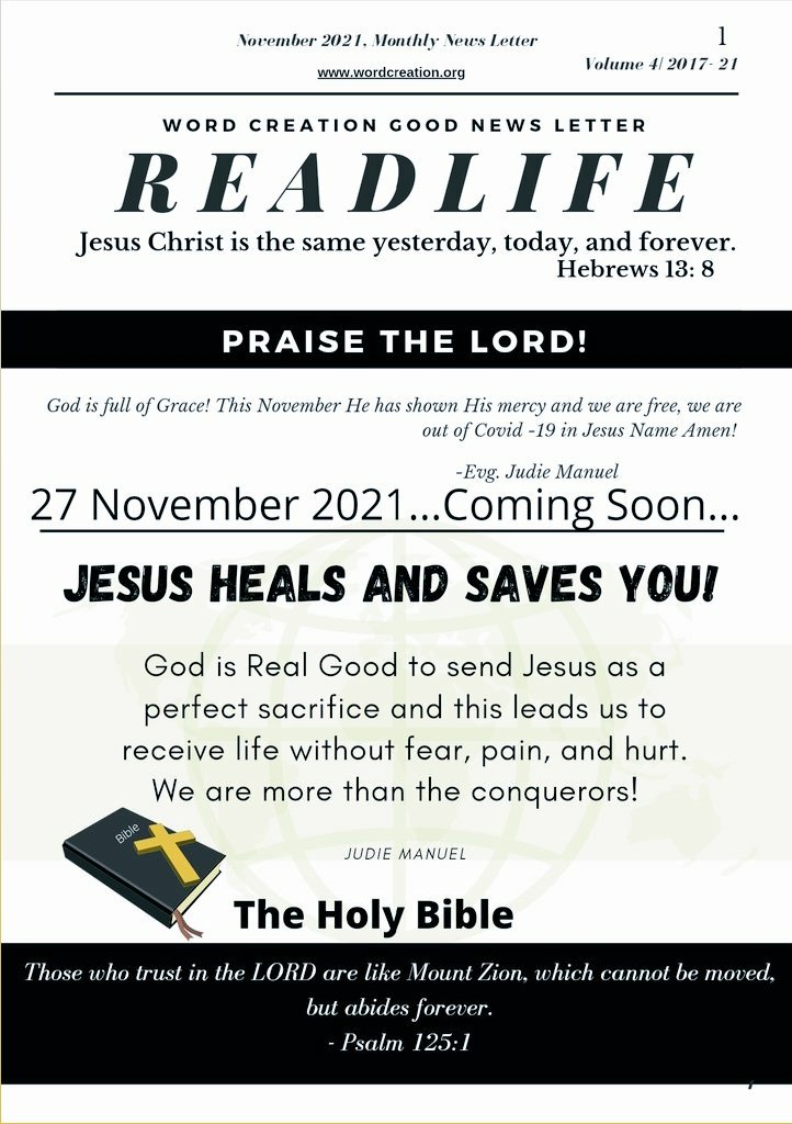 wordcreation7's tweet photo. #Readlife
..And know this Gospel Newsletter will be flying to millions in Jesus name. God bless you as you spread this word ..
I Love Jesus, and giving birth to His word...join me...๐ฏ๐ Mercy and Love of God ... remains forever!
https://t.co/tCwihzmd4H https://t.co/PA3YYZo5oH