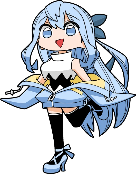 90年代アニメ風を目指してたつもりがだんだん00年代以降のぷよぷよ絵みたいになってきた!! #たまごミュージアム 