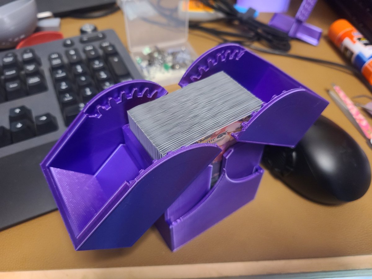 Jesse3d's tweet photo. Almost done with my new #tcg deck boxes, will be hitting my etsy store soon!!! #pokemon #boardgames #cardgames #boardgamegeek #tabletopgames #game #games #bgg #cards #mtg #gaming #magicthegathering #yugioh #tabletop #gamenight #boardgamesofinstagram #magic #pokemontcg https://t.co/HI07AHBSDD