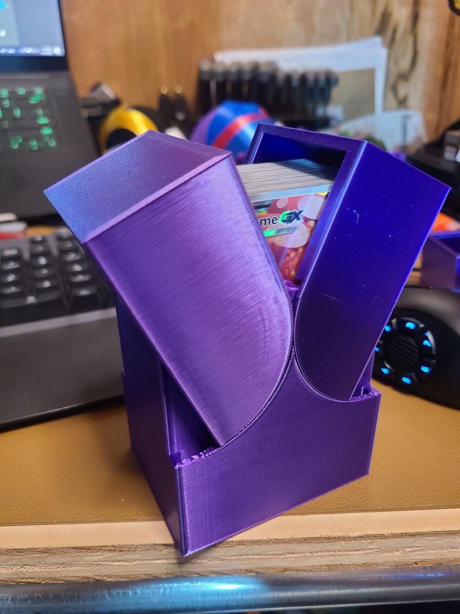 Jesse3d's tweet photo. Almost done with my new #tcg deck boxes, will be hitting my etsy store soon!!! #pokemon #boardgames #cardgames #boardgamegeek #tabletopgames #game #games #bgg #cards #mtg #gaming #magicthegathering #yugioh #tabletop #gamenight #boardgamesofinstagram #magic #pokemontcg https://t.co/HI07AHBSDD