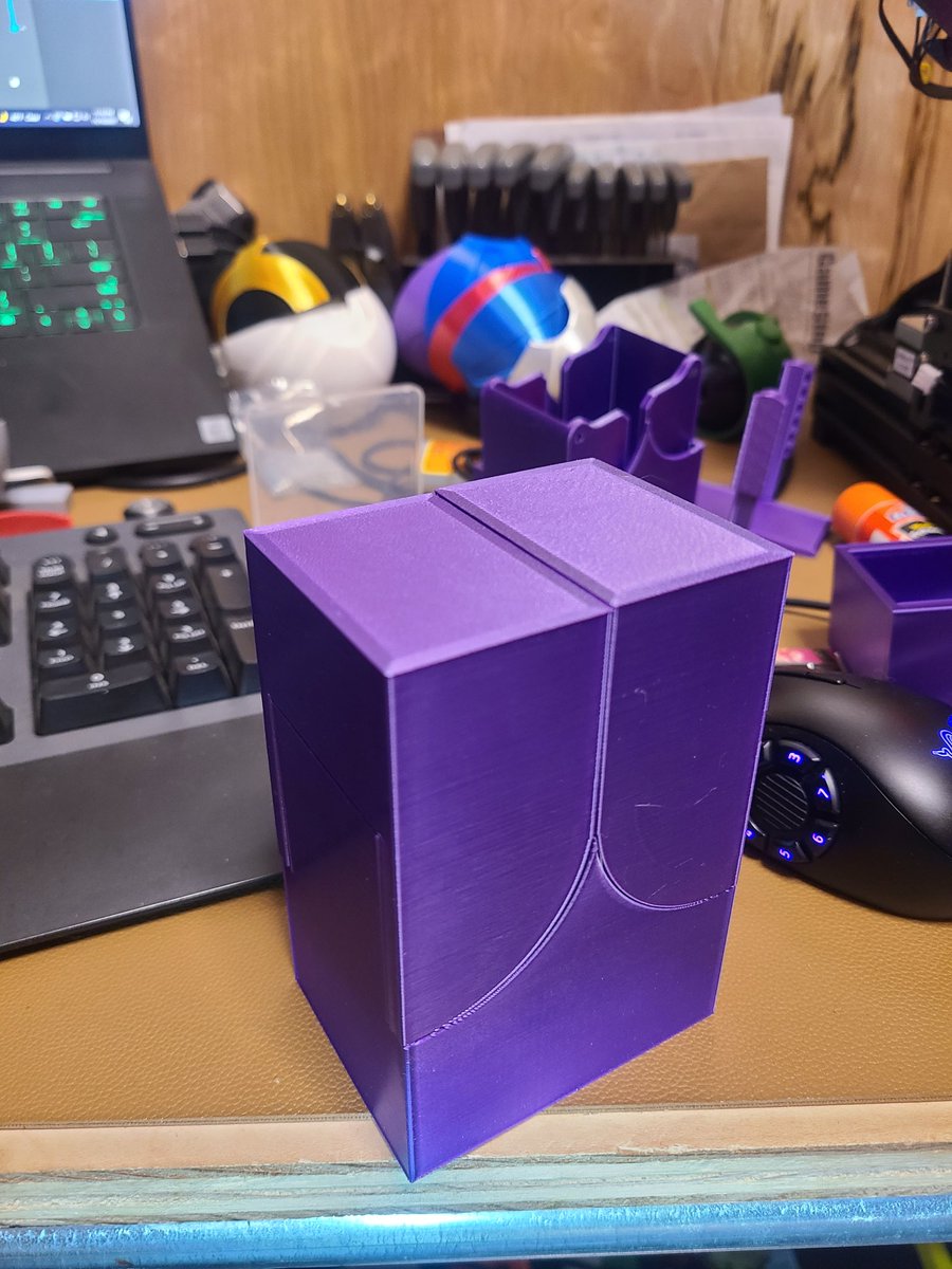 Jesse3d's tweet photo. Almost done with my new #tcg deck boxes, will be hitting my etsy store soon!!! #pokemon #boardgames #cardgames #boardgamegeek #tabletopgames #game #games #bgg #cards #mtg #gaming #magicthegathering #yugioh #tabletop #gamenight #boardgamesofinstagram #magic #pokemontcg https://t.co/HI07AHBSDD