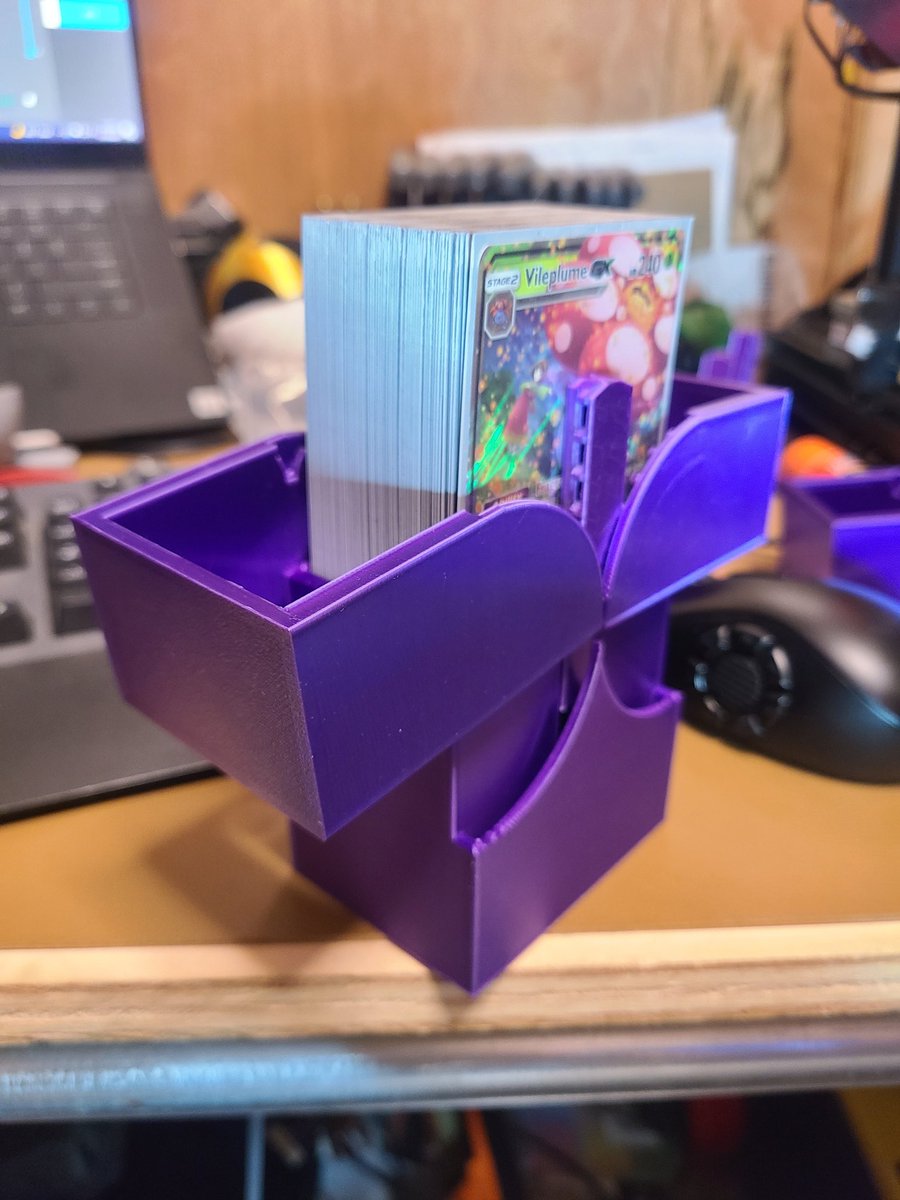 Jesse3d's tweet photo. Almost done with my new #tcg deck boxes, will be hitting my etsy store soon!!! #pokemon #boardgames #cardgames #boardgamegeek #tabletopgames #game #games #bgg #cards #mtg #gaming #magicthegathering #yugioh #tabletop #gamenight #boardgamesofinstagram #magic #pokemontcg https://t.co/HI07AHBSDD