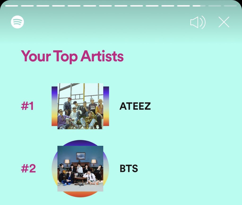 kpopsuffering's tweet photo. My 2020 Spotify wrapped!! <3 https://t.co/FCaxicKh97