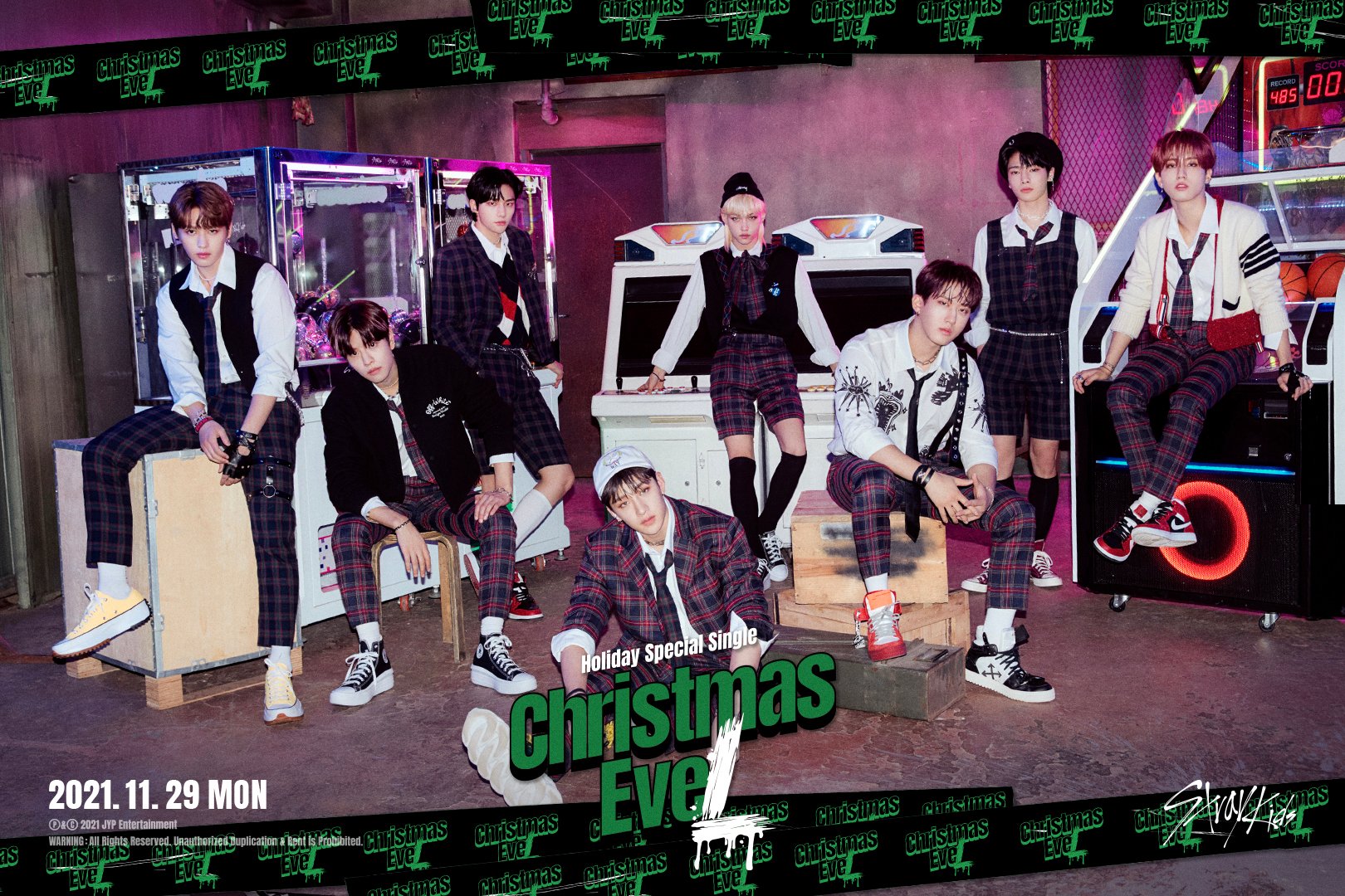 Stray Kids - StrayKids Christmas evel ヒョンジン　ハットラ特典 Stray Kids スキズCD クリスマス EVEL② 通常版特典トレカ一覧
