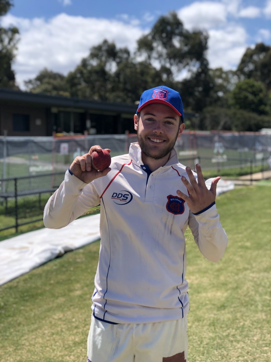 Mulgrave_CC's tweet photo. Congrats to Lochie Harris as he took his maiden five-wicket haul in his first game for the club today!
Loch finished with 5/32 in the 2nd XI to lead them to the win.
The 1sts and 4ths both came away with the six points, while the 3rds just fell short.
#GoMully https://t.co/KMryUmFElN