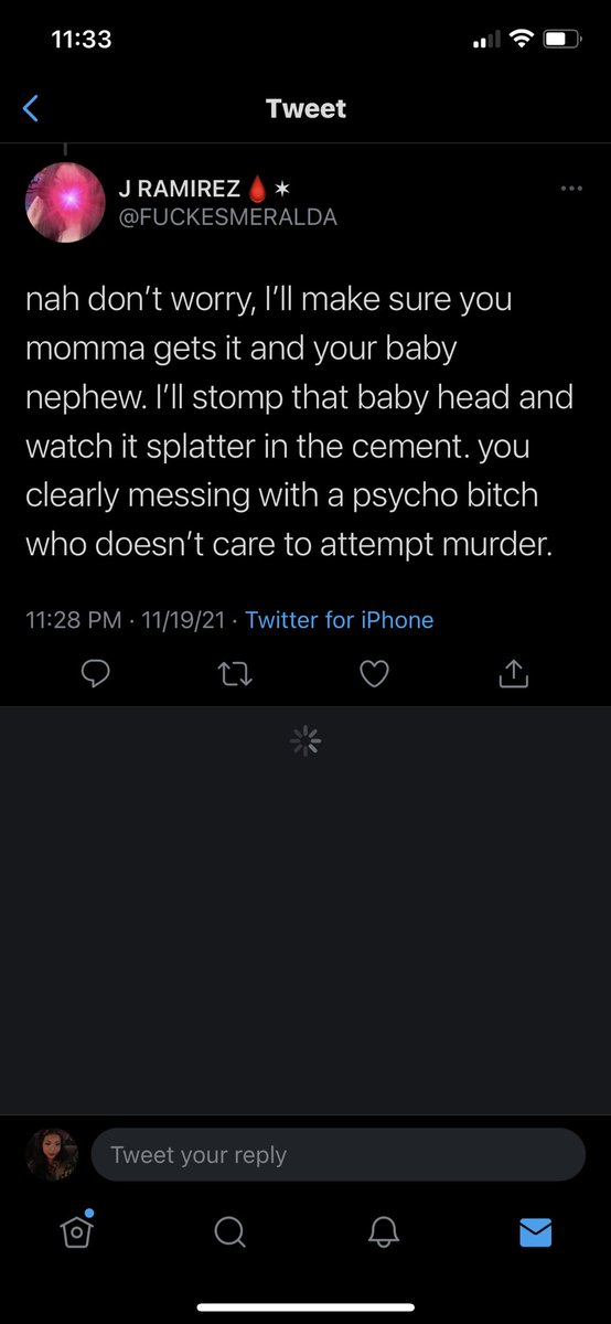 sinningamor's tweet photo. Idk this lame ass bitch and she’s saying this shit about MY FUCKEN CHILD https://t.co/sXroSbfGAZ