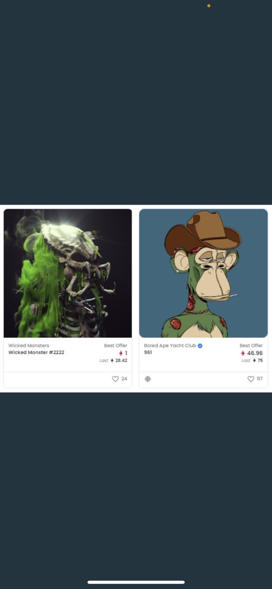 LongedEth's tweet photo. @ape_g4ng @PostMalone just bought a #WickedMonster floor is still ripe for the picking. Absolutely impeccable 3D art & community https://t.co/tJRY5zOtlj