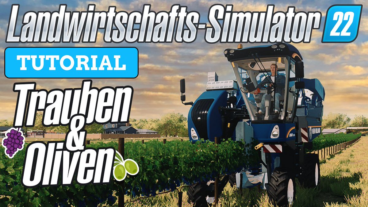 LS22 Trauben &amp; Oliven - So platzierst, pflegst und erntest du Trauben &amp; Oliven im LS22

► Zum Video: youtu.be/6RaMkGg9e2Q

#LS22 #FS22 #LandwirtschaftsSimultator22 #LS22News #FarmingSimulator22 #FarmingSimulator