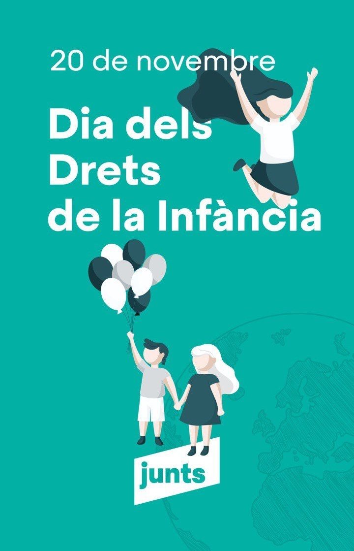El 20 de Novembre de 1989 es va aprovar el text final de la Convenció sobre els Drets de l’Infant.
Hi ha molts llocs al món en què aquests drets no es contemplen. En països com el nostre tenim encara molt de camp per córrer, #JuntsVilanovaValles 
#dretsinfància