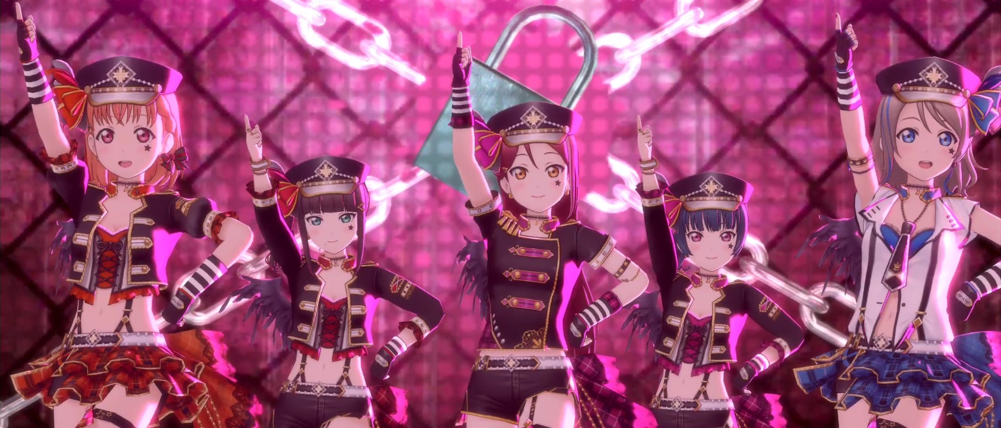 ラブライブ スクスタ公式 Aqoursパンキッシュセットを販売中 ラブカスター 450に加えて パンクロック リトルデビル衣装交換チケット 3がついてくるセットが登場 スクフェス発の衣装 ぜひgetしてくださいね Lovelive スクスタ T