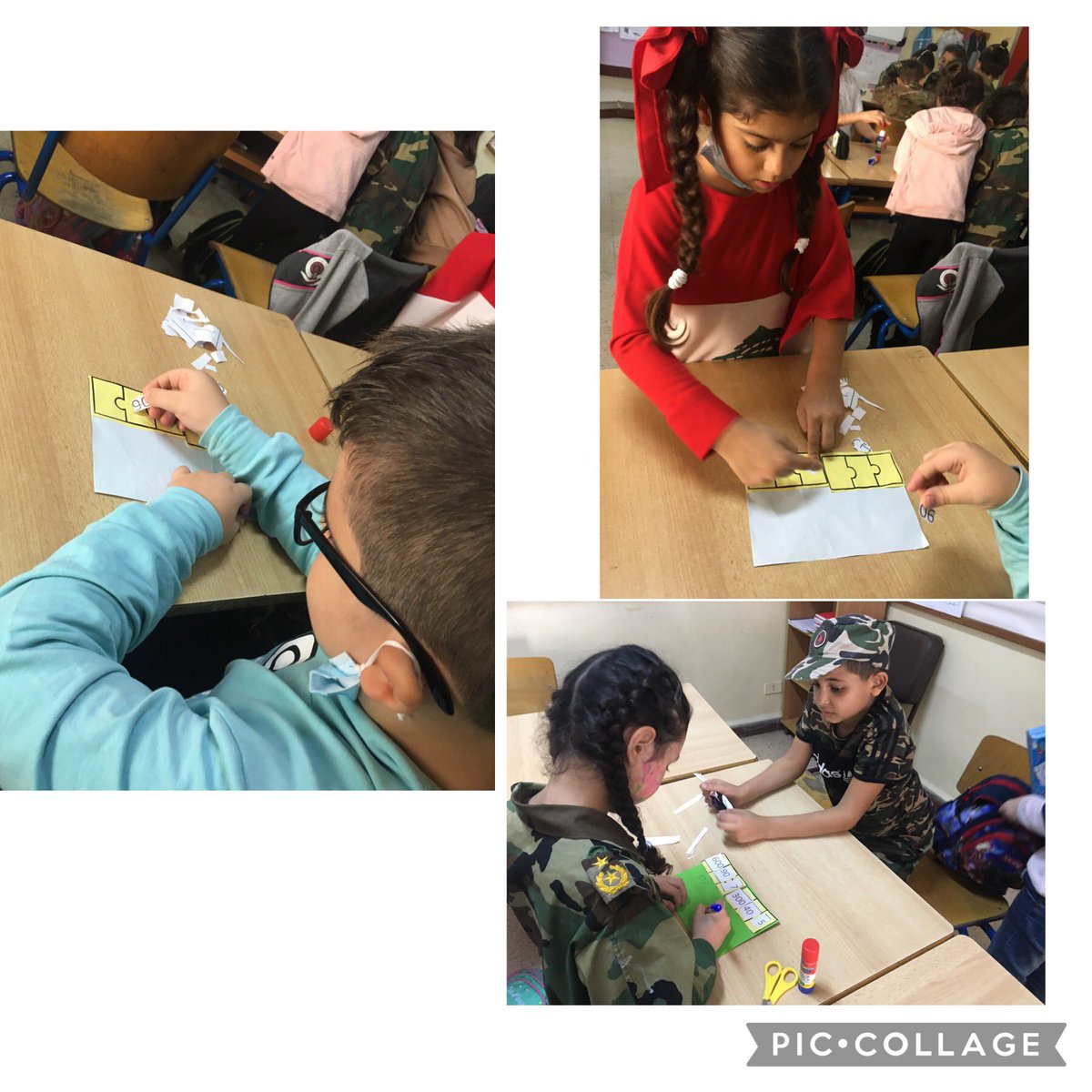 samah_hosna's tweet image. Second graders practiced decomposing and composing numbers by joining the value of numbers in a puzzle. @MakAishaSchool #second_graders #math_is_fun @FawziehHn