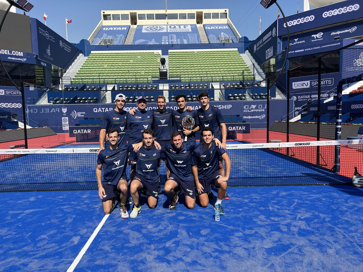 ¡A por la final chicos! Ganar no depende sólo de nosotros. Darlo todo, sí 🙌🏻. Vamos equipo! 🇪🇸 vs 🇦🇷