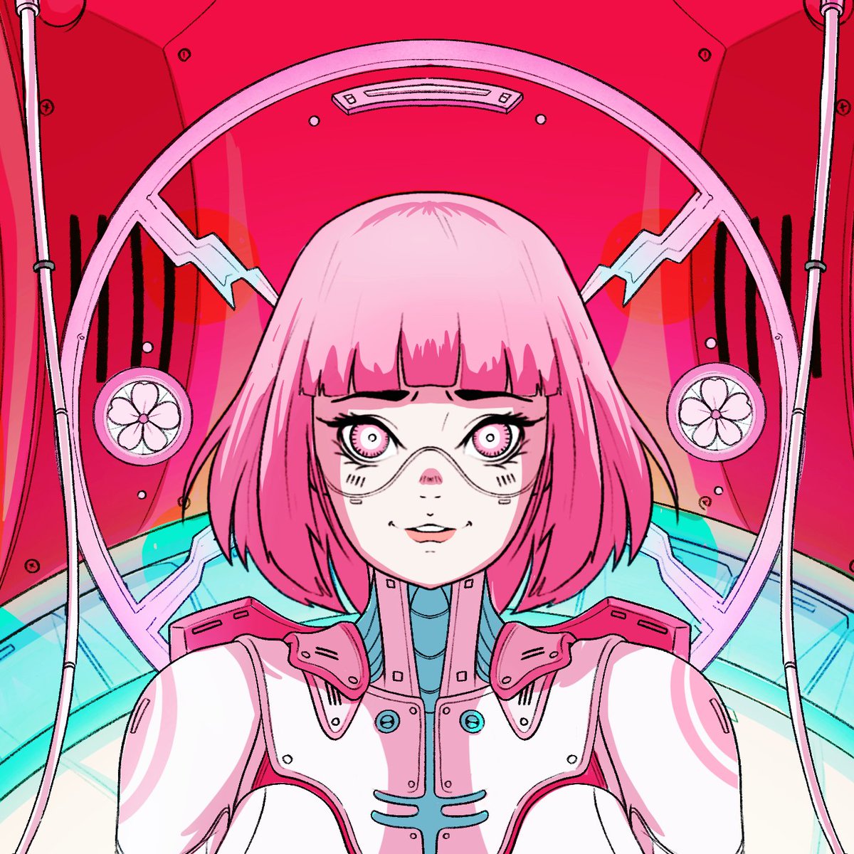 Dr_Susanoo's tweet photo. this is my favorite one, Test type_LUCY #02 🌸
the series of NFT will be launched on @withFND on December! So excited to publish my firt NFT :)

Follow &amp; retweet if u like my art :)

#NFT #nftart #nftcollectors #anime #cyberpunk #Cyberpunk2077 #fnd #Foundation #FoundationNFT https://t.co/bMPCNG1cnK