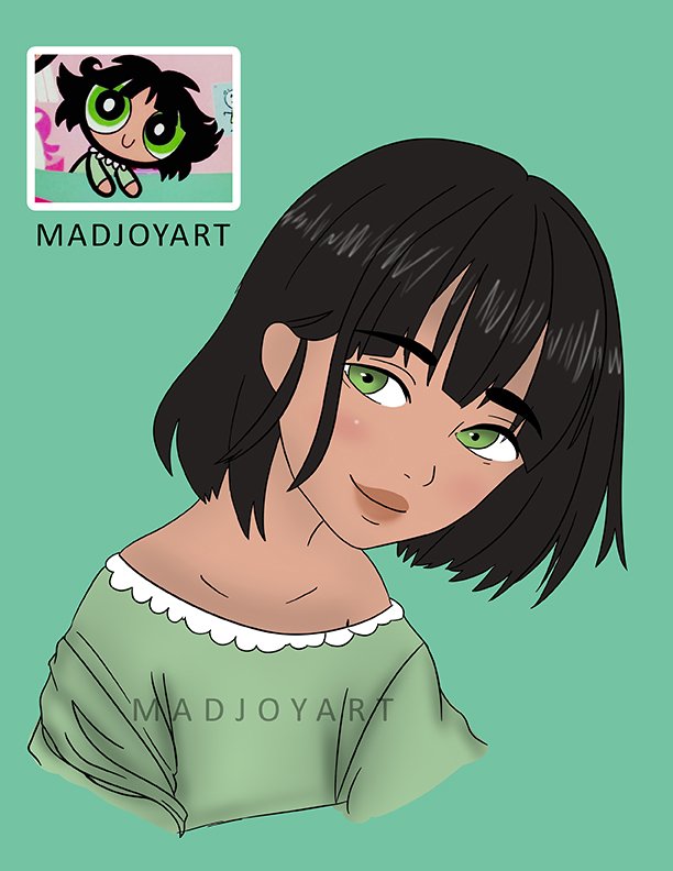 MadJoyArt's tweet photo. Yey!! 🥰🥰🥰 Buttercup
in Powerpuff girls
#madjoyart
#madartist
#Myartwork
#myartwork2021
#dagettingstarted
#buttercupchallenge
#buttercup
#buttercuppowerpuffgirls
#fanartdrawing
#digital
#digitalartist
#cartoon https://t.co/jbVJ889Bvk