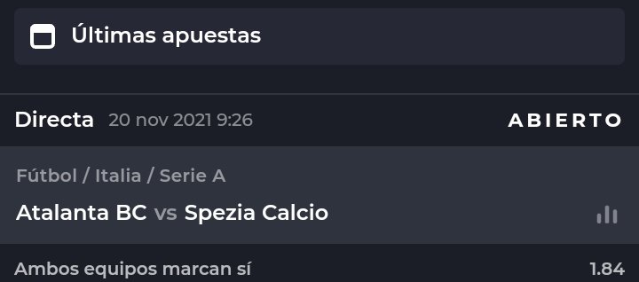 Iluminapick's tweet photo. Feliz sábado a todos. Iniciamos la jornada de hoy con este pick.

#SerieA 

#LaEliteDeLasApuestas https://t.co/2rLvKCFP4J