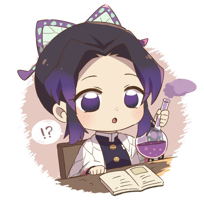 muさんがTwitterに投稿した胡蝶しのぶ(鬼滅の刃)のイラスト。