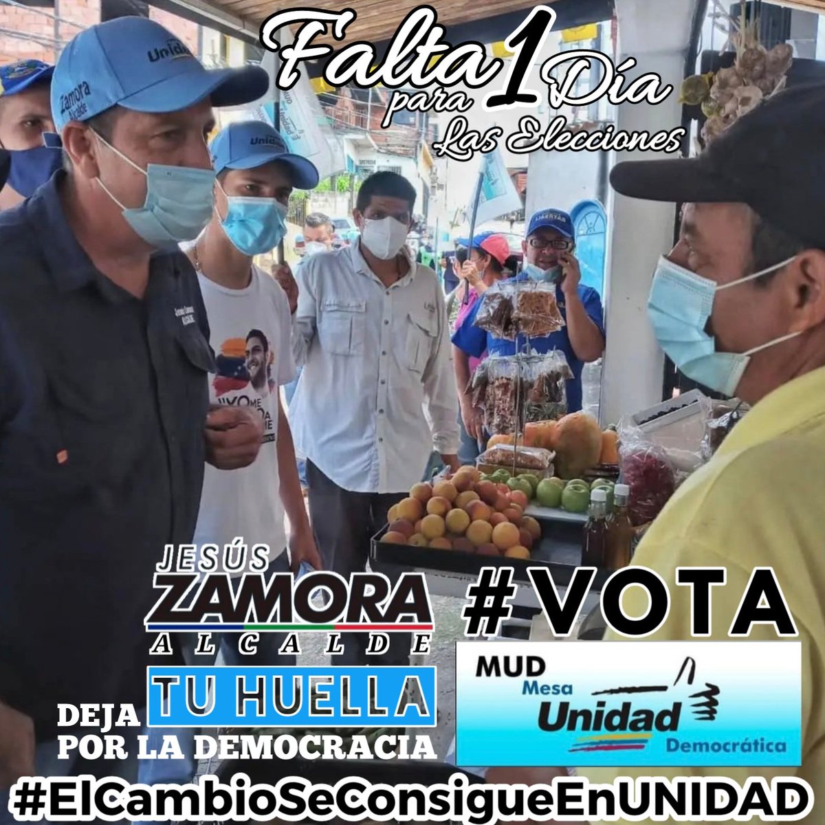 JesuChoroZamora's tweet photo. Juntos vamos a demostrar que podemos construir un municipio mejor, Cárdenas merece cambiar.

#Vota #Unidad @fandraderoa #Gobernador @jesuszamora_t #Alcalde #Elecciones #Regionales #Municipales #21Nov #Rescate #MunicipioCardenas #Tachira #Venezuela #Democracia #TachiraMereceMas https://t.co/4z9WdfVXkn