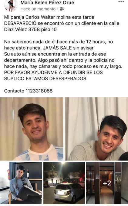 Por favor RT! Es el novio de una amiga mía. La familia está desesperada. https://t.co/5l3jVVEj8c