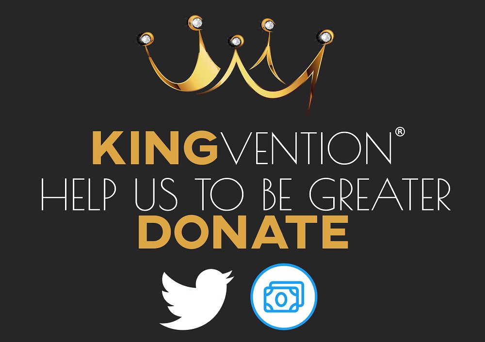Help us to be greater! We have set a tip function on Twitter to allow you to donate what you can and get Kingvention started! #Kingvention #Help Just click on the tip icon... it's as simple as 1, 2, 3...