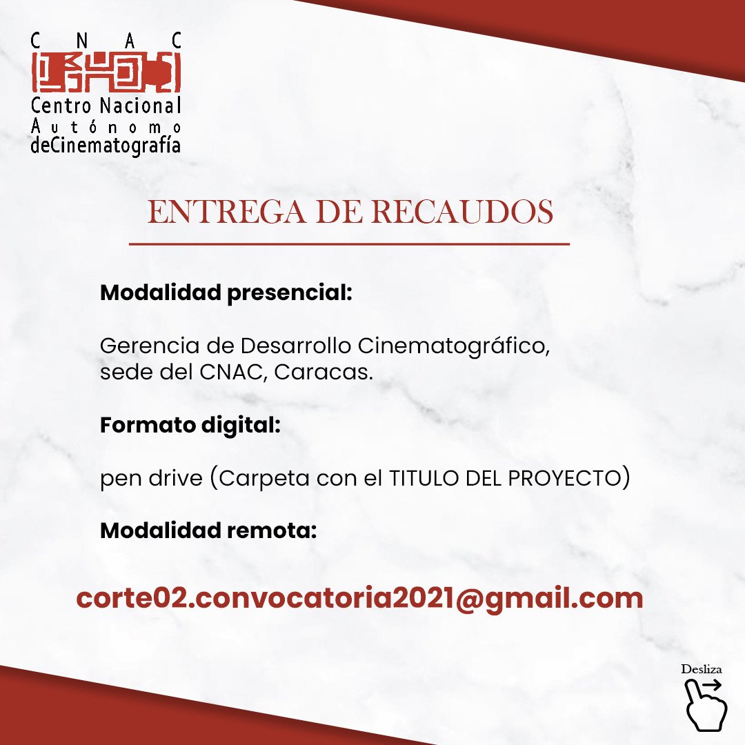 Centro Nacional Autonomo De Cinematografia Cnac Venezuela Twitter