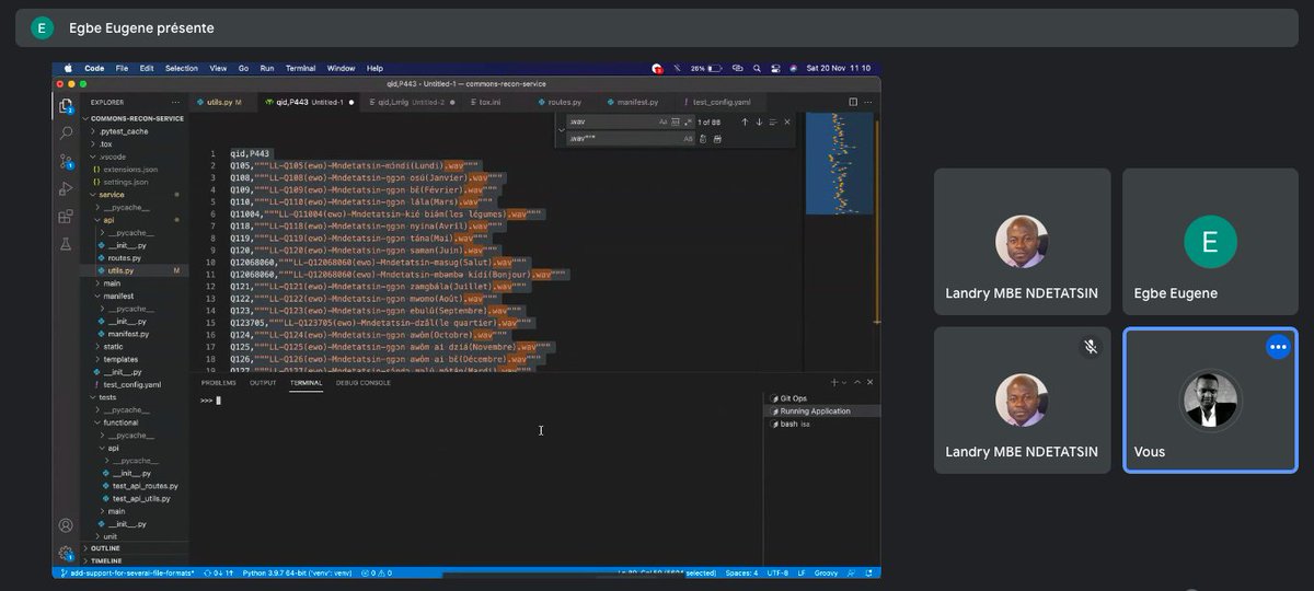 bilerene237's tweet image. Dans le cadre des activités de #AGPB au #Cameroun, nous avons tenu une session de travail en ligne où @newDeal23  encadrait sur les contributions massives grâce à l&apos;outil #Quickstatements @wikidata