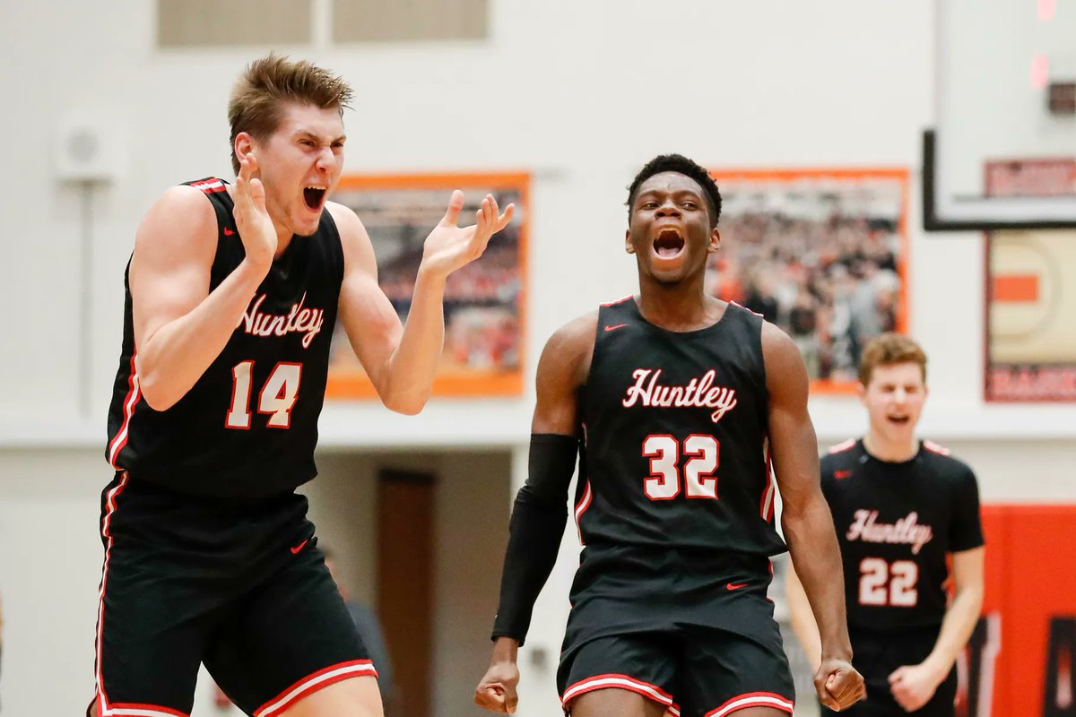 BQuillmanQcast's tweet photo. I expect both @HuntleyHSBball guys to be in the starting lineup today.

@UEgekeze - Calvin
@RyanSroka - Illinois Wesleyan

Two of the biggest small college recruits in the state of IL from the class of '20.

#d3hoops https://t.co/qnfqKNWQY3