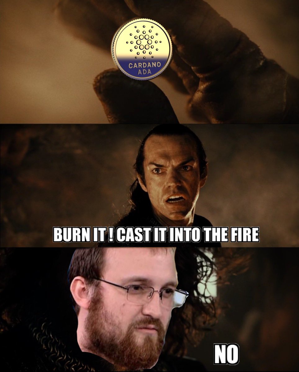 Anthony (@anthonycardano) on Twitter photo You can stop asking him, it will never happen #Cardano $ADA <a href="/IOHK_Charles/">Charles Hoskinson</a> #CardanoCommunity You can stop asking him, it will never happen #Cardano $ADA <a href="/IOHK_Charles/">Charles Hoskinson</a> #CardanoCommunity