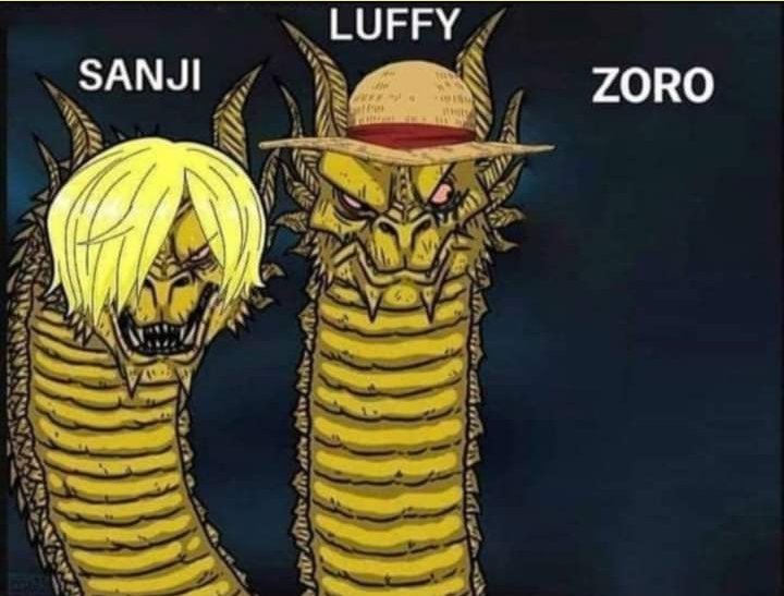 Luffy rebaixado Meme 