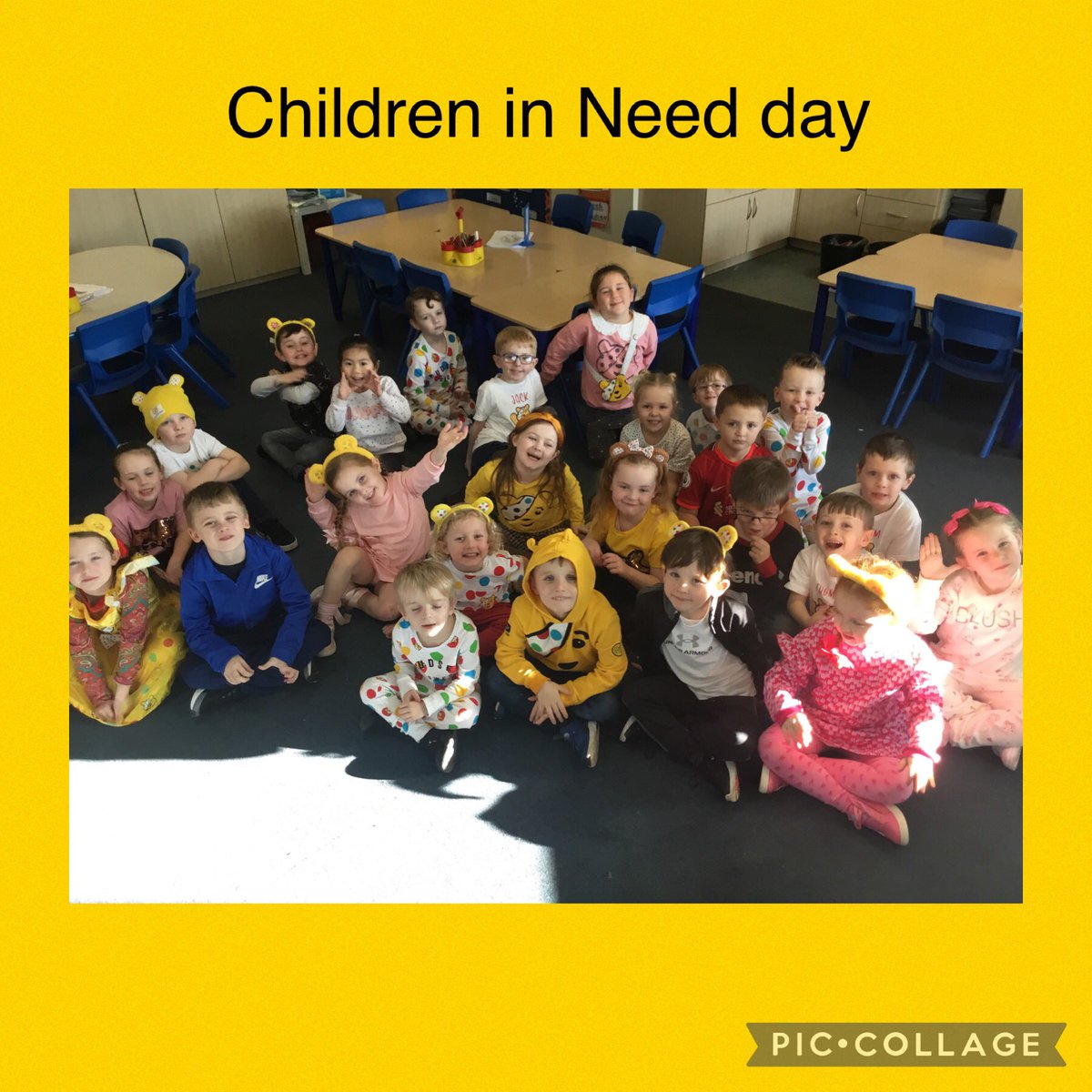 2C_stjohns's tweet photo. 1C have been very busy this week. We have been designing Anti-bullying badges, making road safety posters and raising money for Children in Need. Super work 1C 🤩👏 https://t.co/u61O4IuH3N