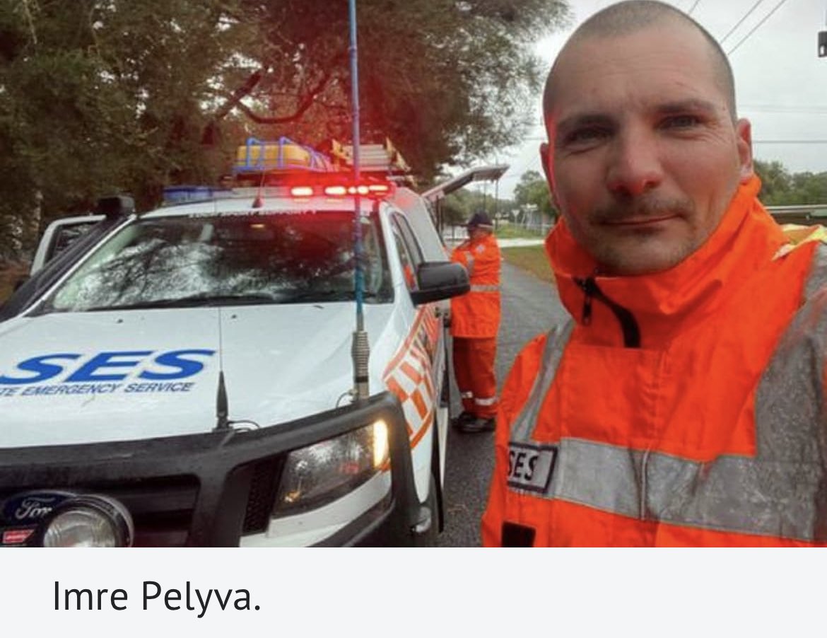 MenachemV's tweet photo. IMO it is imperative @VicGovAu @VictoriaPolice immediately investigate how Mr Pelyva an alleged far right extremist who allegedly made vile threats to harm @DanielAndrewsMP was able to work for the #StateEmergencyService

#auspol #springst #democracy #transparency @vicsesnews https://t.co/HRbhBS6W3q