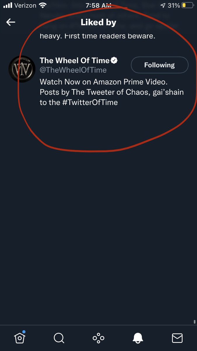 RealAiel's tweet image. The tweeter of chaos has at last noticed one of my tweets 😂 YAY. #tweeterofchaos #TheWheelOfTime