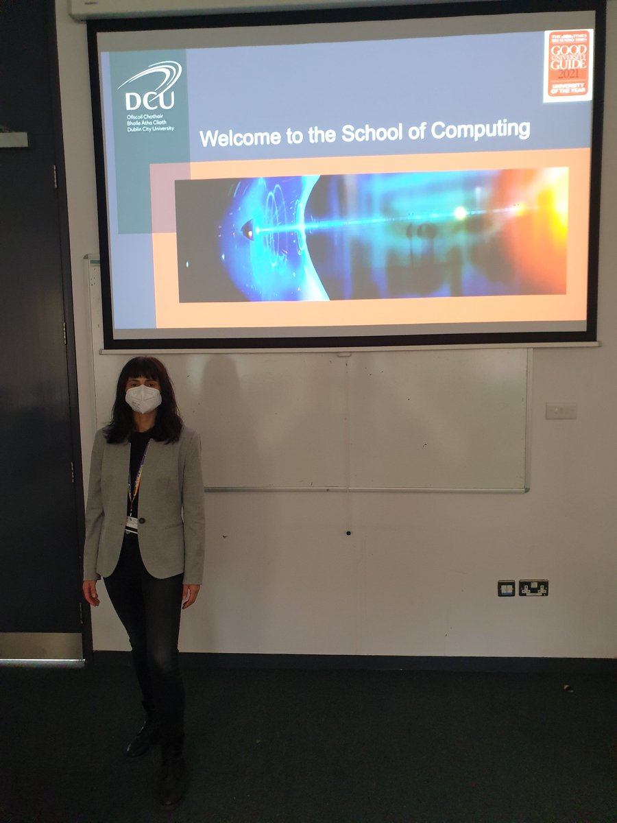 dcucomputing's tweet image. Full attendance today at our #DCUComputing talks. Great to meet so many students interested in studying #Computing 👩💻👨💻
Thanks to @RedbrickDCU for all the help 👏
#DCUNovOpenDay #DCUOpenDay