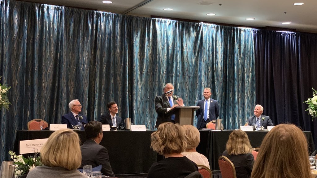jaybyers's tweet photo. Attended Central Iowa Chapter of @AFPIHQ #Philanthropy Day Luncheon. Congrats to past @DSMpartnership Chair #TomMahoney, @HubbellRealty’s @rickjt &amp; other honorees for all they have done to invest in the future of #DSMUSA! #LiveUnited #BetterTogether #catchdsm https://t.co/dQ8qYOWljk